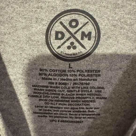 DOM L T-Shirt "Remember When I Asked For Your Opinion" Gray Funny Graphic Tee - Picture 3 of 6